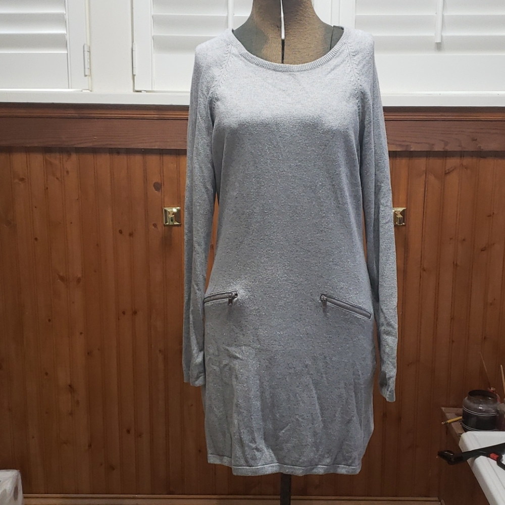 Michael Kors gray sweater dress/tunic